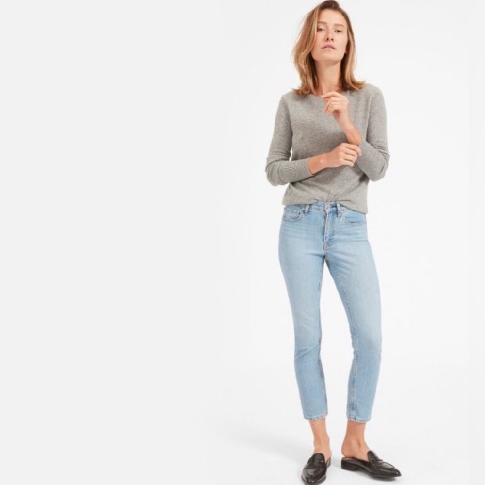 Everlane Boyfriend Jeans In Light Blue Wash Size 26 Regular